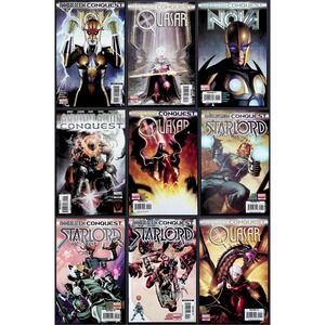 Annihilation Conquest 5 Nova‎ 5 7 Starlord 1 2 4 Quasar 9x Comic Lot VF+